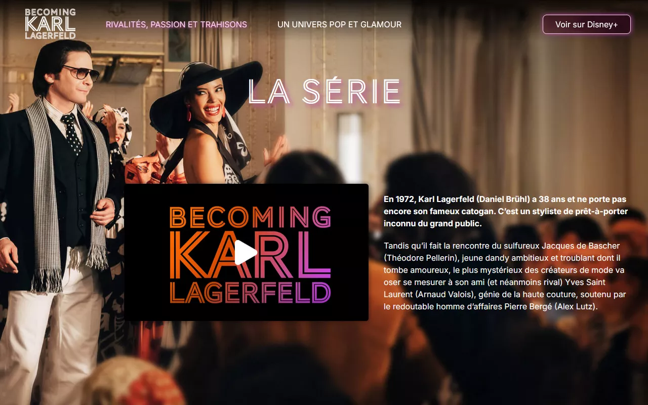 Becoming Karl Lagerfeld tablet