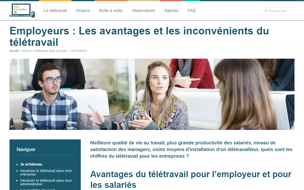 teletravailler.fr tablet