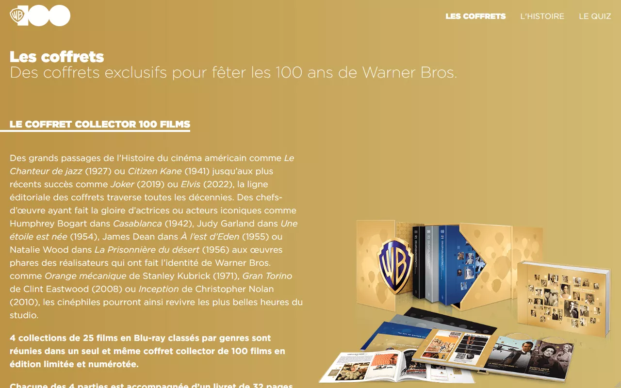 Warner Bros 100 tablet